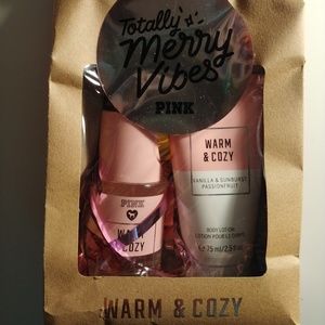Warm and fuzzy lotion set